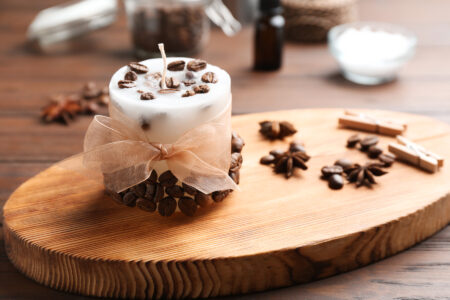 How to Make a Candle: Embedded Soy Pillar Candle Image